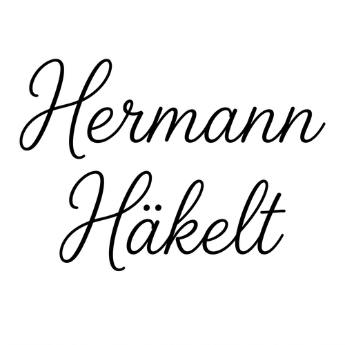 Hermann Häkelt – handschriftlicher Schriftzug